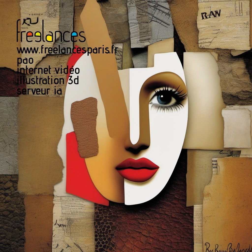 Pao mise en page internet vidéo illustration 3d serveur IA générative AI freelance paris studio de création magazines 49ssnj30